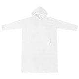 Vidaxl deken hoodie wit l flanel