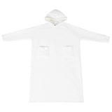 Vidaxl deken hoodie wit l fleece en flanel
