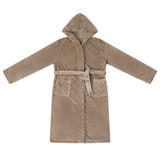 Vidaxl badjas hoodie kameel xxxl flanel