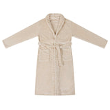 Vidaxl badjas zonder kap beige s flanel