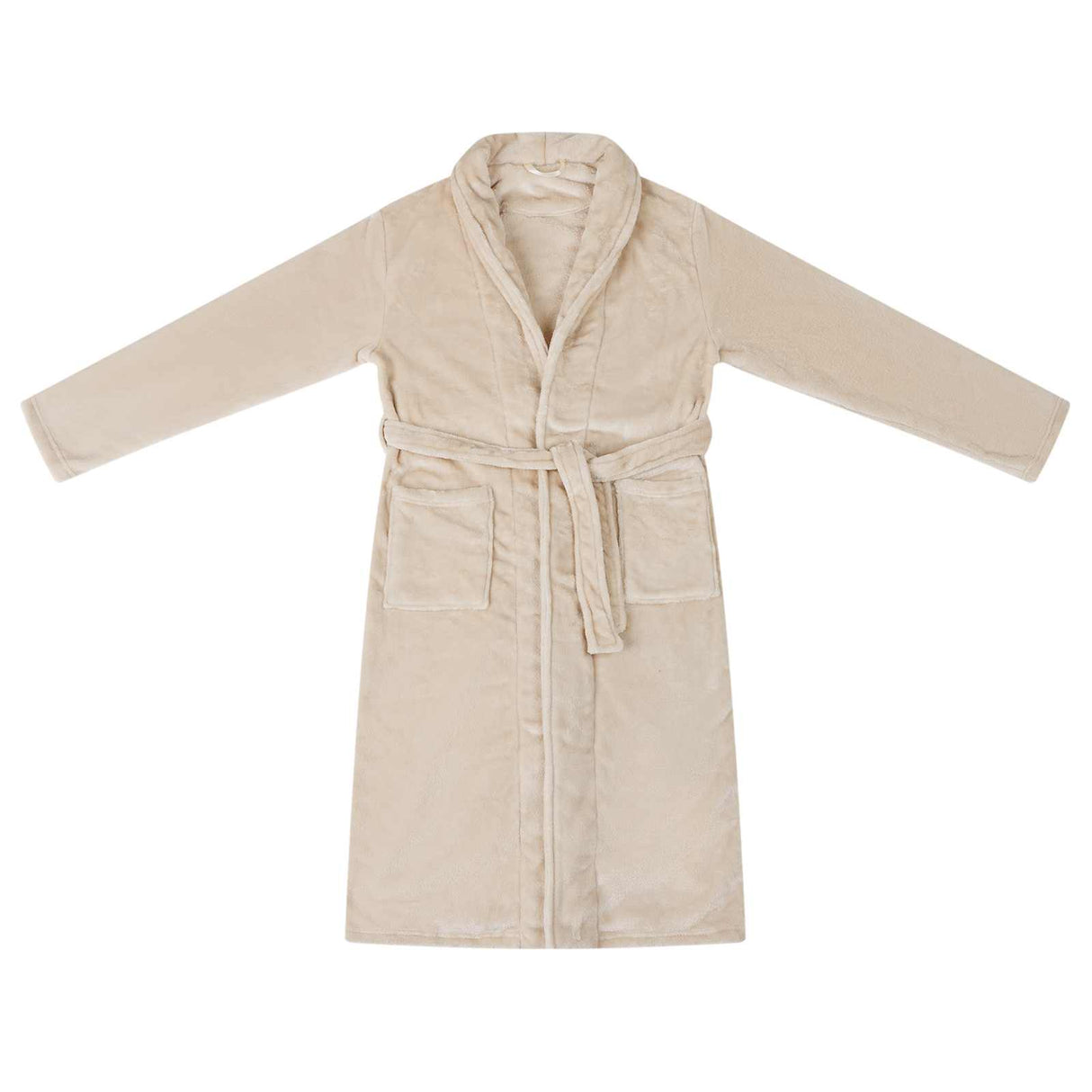 Vidaxl badjas zonder kap beige xl flanel