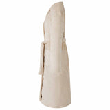Vidaxl badjas zonder kap beige xl flanel