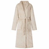 Vidaxl badjas zonder kap beige xxxl flanel