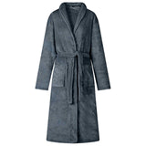 Vidaxl badjas zonder kap marineblauw m flanel