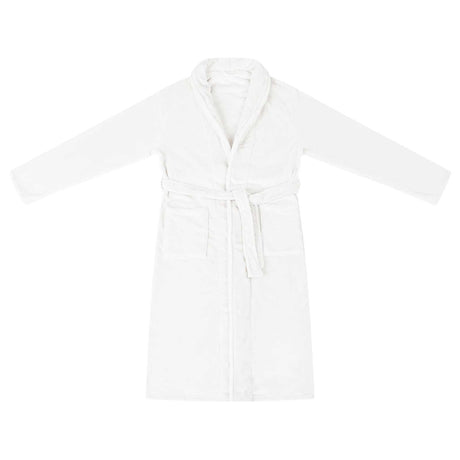 Vidaxl badjas zonder kap wit xxxl flanel
