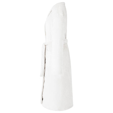 Vidaxl badjas zonder kap wit xxxl flanel