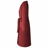 Vidaxl badjas zonder kap bordeaux rood xl flanel