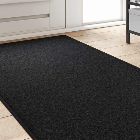 Vidaxl tapijt loper antraciet 80 x 500 cm 100% polypropyleen