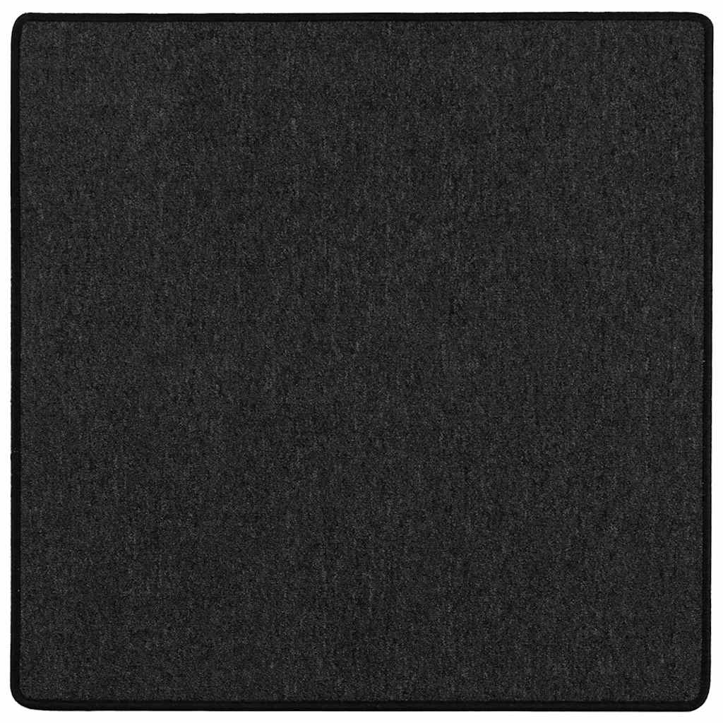 Vidaxl tapijt loper antraciet 100 x 100 cm 100% polypropyleen