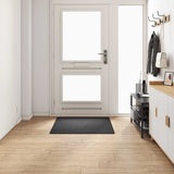 Vidaxl tapijt loper donkergrijs 100 x 100 cm 100% polypropyleen