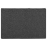 Vidaxl tapijt loper donkergrijs 100 x 150 cm 100% polypropyleen