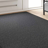 Vidaxl tapijt loper donkergrijs 100 x 250 cm 100% polypropyleen