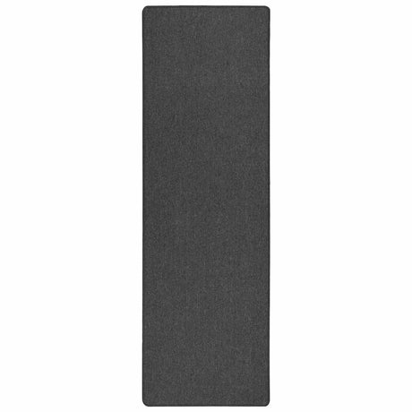 Vidaxl tapijt loper donkergrijs 100 x 250 cm 100% polypropyleen