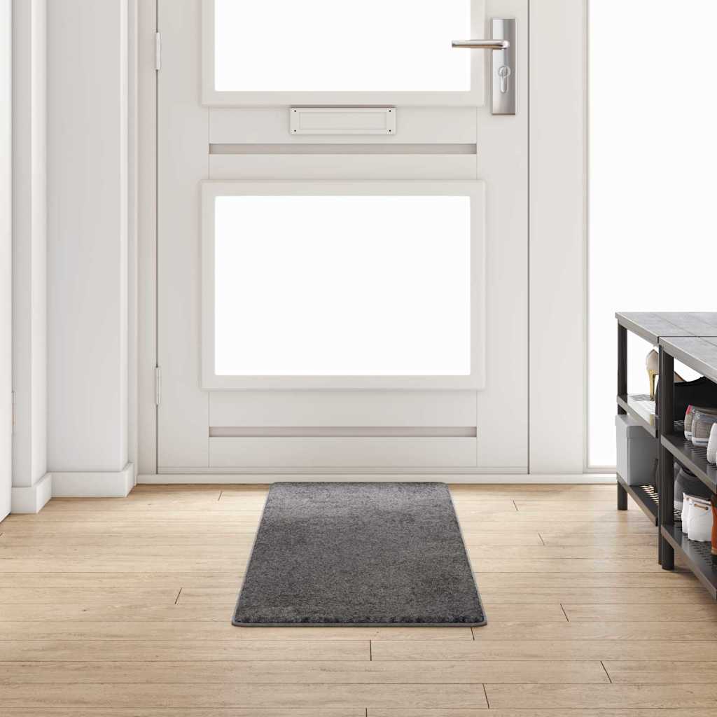 Vidaxl tapijt loper grijs 50 x 200 cm 100% polypropylene tuft