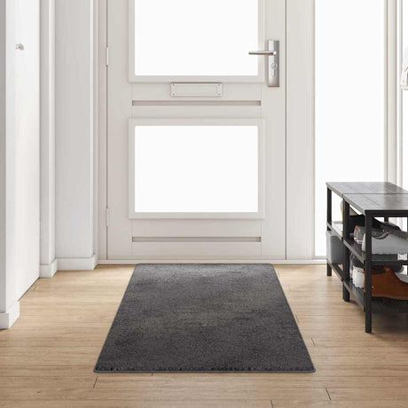 Vidaxl tapijt loper grijs 80 x 300 cm 100% polypropylene tuft