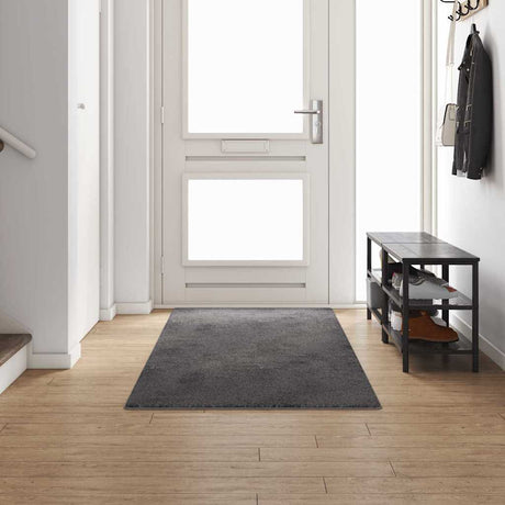 Vidaxl tapijt loper grijs 100 x 300 cm 100% polypropylene tuft