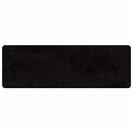 Vidaxl tapijt loper zwart 50 x 150 cm 100% polypropylene tuft