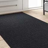 Vidaxl tapijt loper antraciet 80 x 300 cm stof