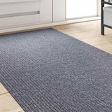 Vidaxl tapijt loper lichtgrijs 80 x 500 cm stof