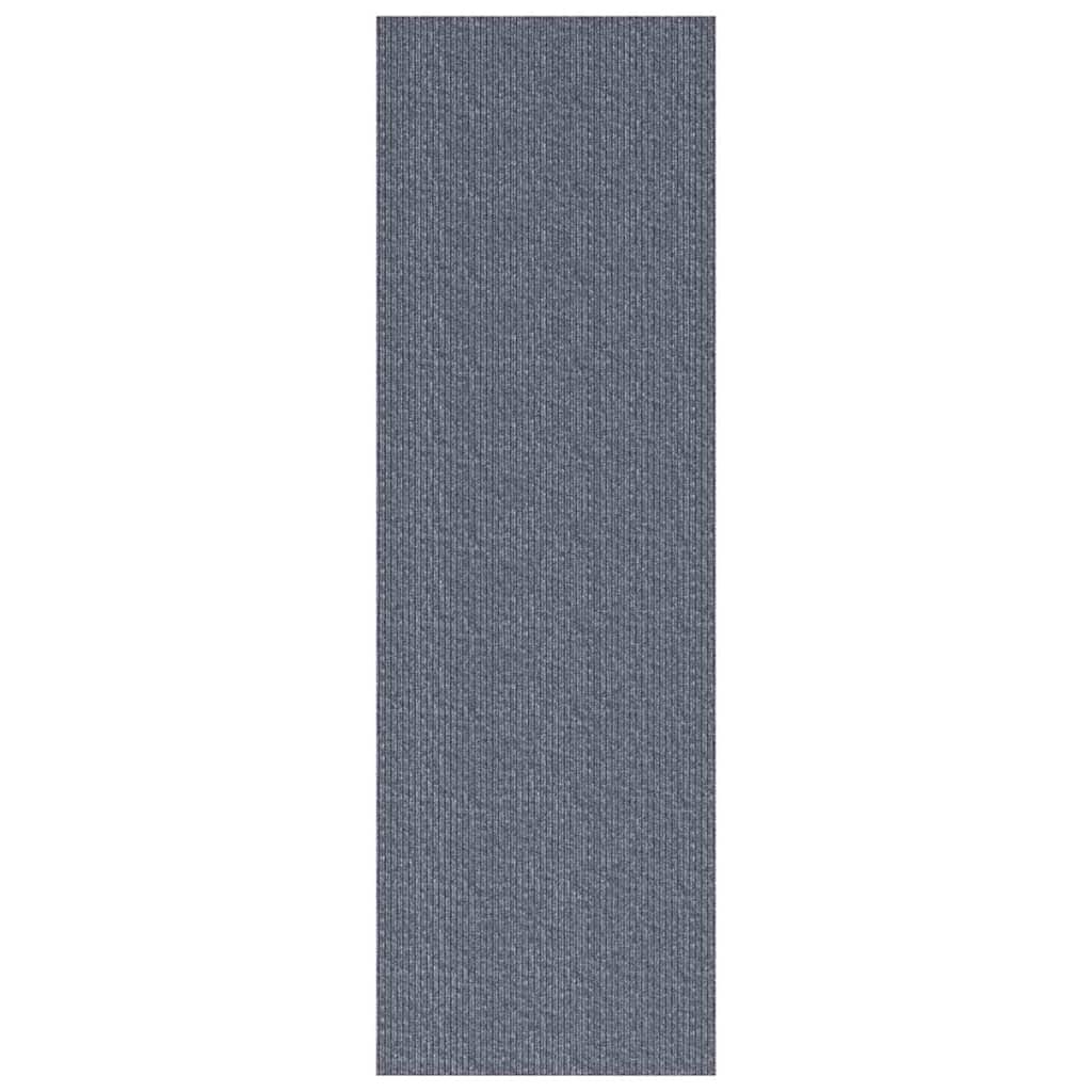 Vidaxl tapijt loper lichtgrijs 80 x 500 cm stof