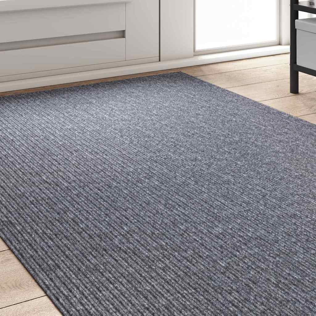 Vidaxl tapijt loper lichtgrijs 100 x 250 cm stof