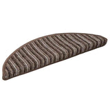Vidaxl zelfklevende trapmatten 15 pcs bruin 56 x 17 x 3 cm