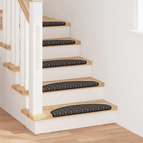 Vidaxl zelfklevende trapmatten 15 pcs antraciet 65 x 21 x 4 cm