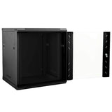 Vidaxl netwerk kabinet met opslag zwart 53 x 60 x 60 cm staal