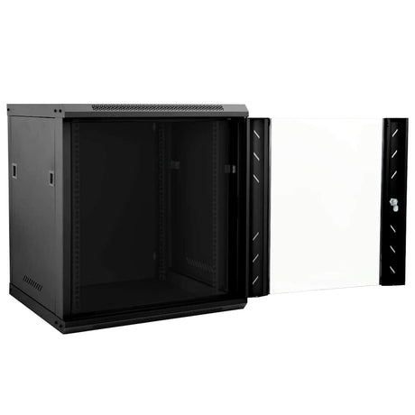 Vidaxl netwerk kabinet met opslag zwart 53 x 60 x 60 cm staal