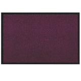 Vidaxl deurmat bordeauxrood 60 x 40 x 1.2 cm teddy stof