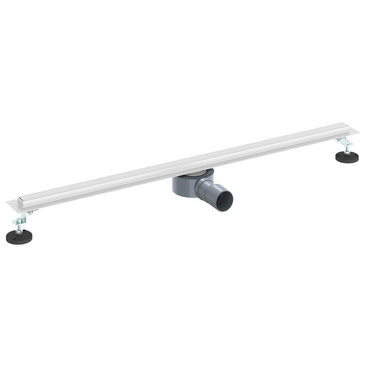 Vidaxl 360° doucheafvoer met slank model zilver 90 cm