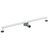 Vidaxl 360° doucheafvoer met slank model zilver 100 cm
