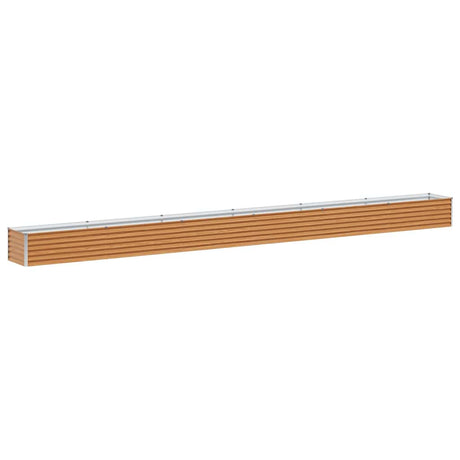 Vidaxl verhoogde plantenbak 582 x 50 x 36 cm gegalvaniseerd staal