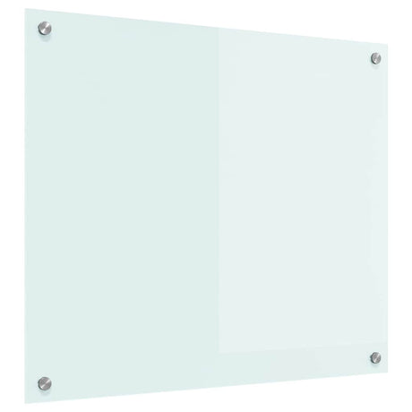 Vidaxl keuken achterwand wit 70 x 60 cm gehard glas