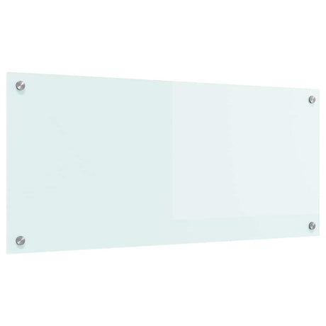 Vidaxl keuken achterwand wit 90 x 40 cm gehard glas