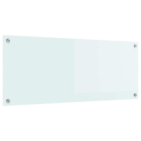Vidaxl keuken achterwand wit 100 x 40 cm gehard glas