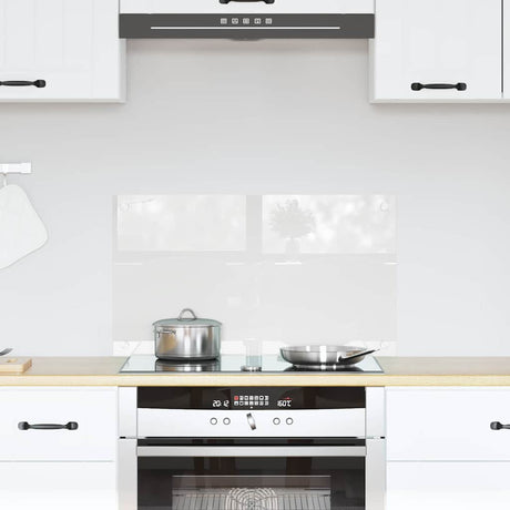 Vidaxl keuken achterwand doorzichtig 70 x 40 cm gehard glas