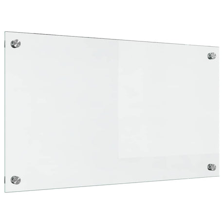 Vidaxl keuken achterwand doorzichtig 70 x 40 cm gehard glas