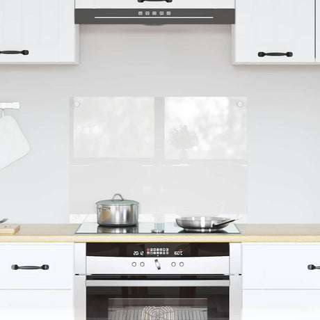 Vidaxl keuken achterwand doorzichtig 70 x 50 cm gehard glas