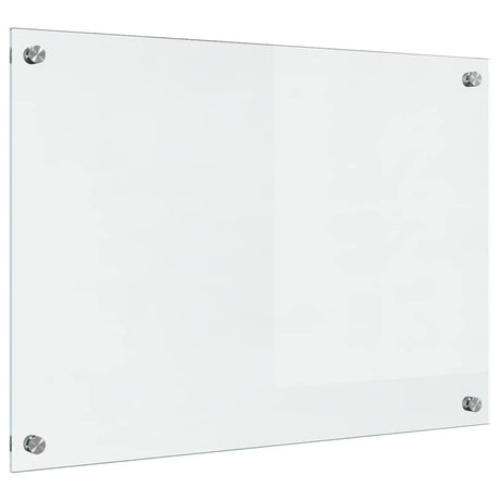 Vidaxl keuken achterwand doorzichtig 70 x 50 cm gehard glas