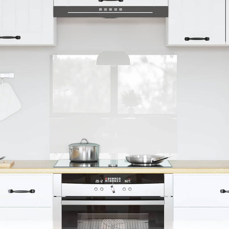 Vidaxl keuken achterwand doorzichtig 70 x 60 cm gehard glas