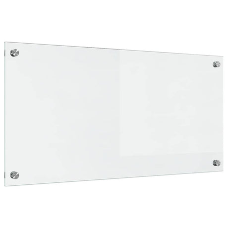 Vidaxl keuken achterwand doorzichtig 80 x 40 cm gehard glas