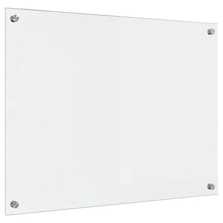Vidaxl keuken achterwand doorzichtig 80 x 60 cm gehard glas
