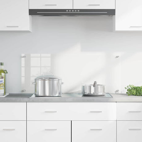 Vidaxl keuken achterwand doorzichtig 100 x 40 cm gehard glas