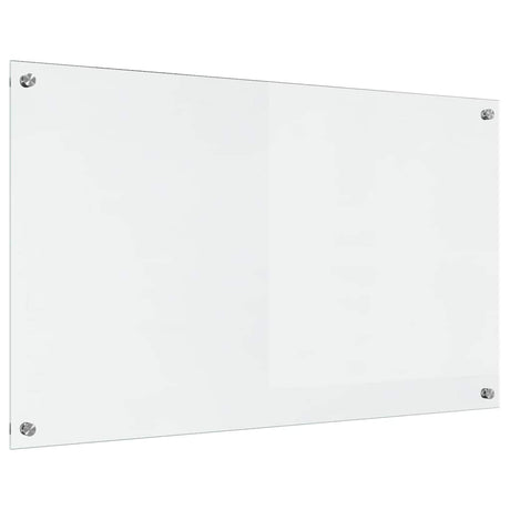 Vidaxl keuken achterwand doorzichtig 100 x 60 cm gehard glas