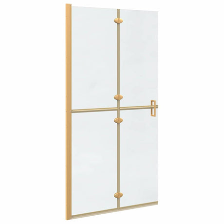 Vidaxl inloopdouchewand goud 90 x 6.5 x 190 cm