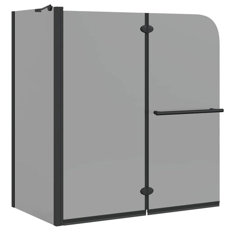 Vidaxl bi-vouw douche omheining donker transparant 120 x 67 x 129 cm
