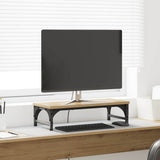 Vidaxl monitor stand artisan eiken 55 x 23 x 14 cm bewerkt hout