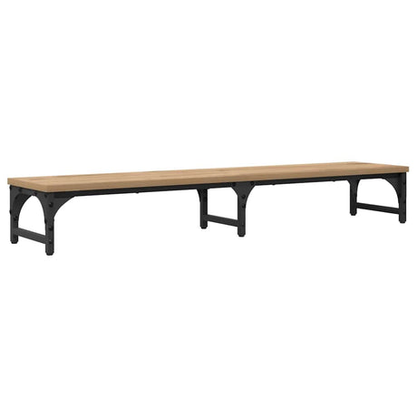 Vidaxl monitor stand artisan eiken 105 x 23 x 15,5 cm bewerkt hout