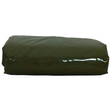 Vidaxl zeil 650g m² olijf groen 1,5 x 6 m canvas met pvc-coating